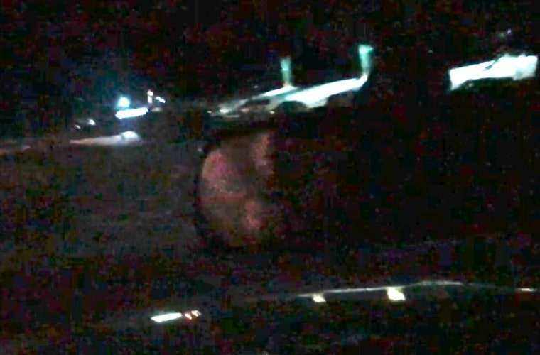 A screengrab taken from one of the four videos shows a reflection in the car’s rear-view mirror that resembles Aldrich.